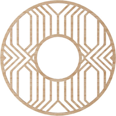 Médaillon de plafond 28 po x 28 po x P 10 1/4 po x T 1/4 po