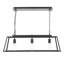 3 - Light Matte Black Kitchen Island Pendant