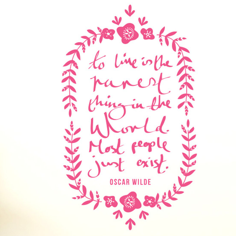 Wall Decal, Pink