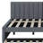 Upholstered Daybed With Trundle Sofa Bed Frame-1699935788