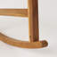 Fauteuil à bascule ARCADIA pour l'extérieur, bois d'acacia