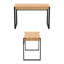 Celestial Metal Base Writing Desk-1126575052