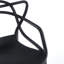 Ensemble de 4 chaises contemporaines transparentes pour la maison et le bureau-2077798977