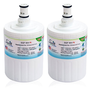 SGF-W41 Rx Compatible Refrigerator Water Filter for EDR8D1, Filter 8, 46-9002, 8171413 (Set of 2)