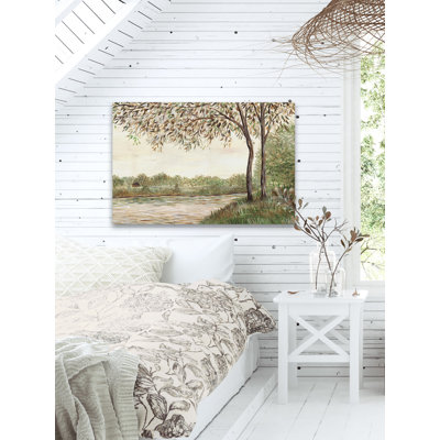 " River Cuts " by Parvez Taj Painting Print