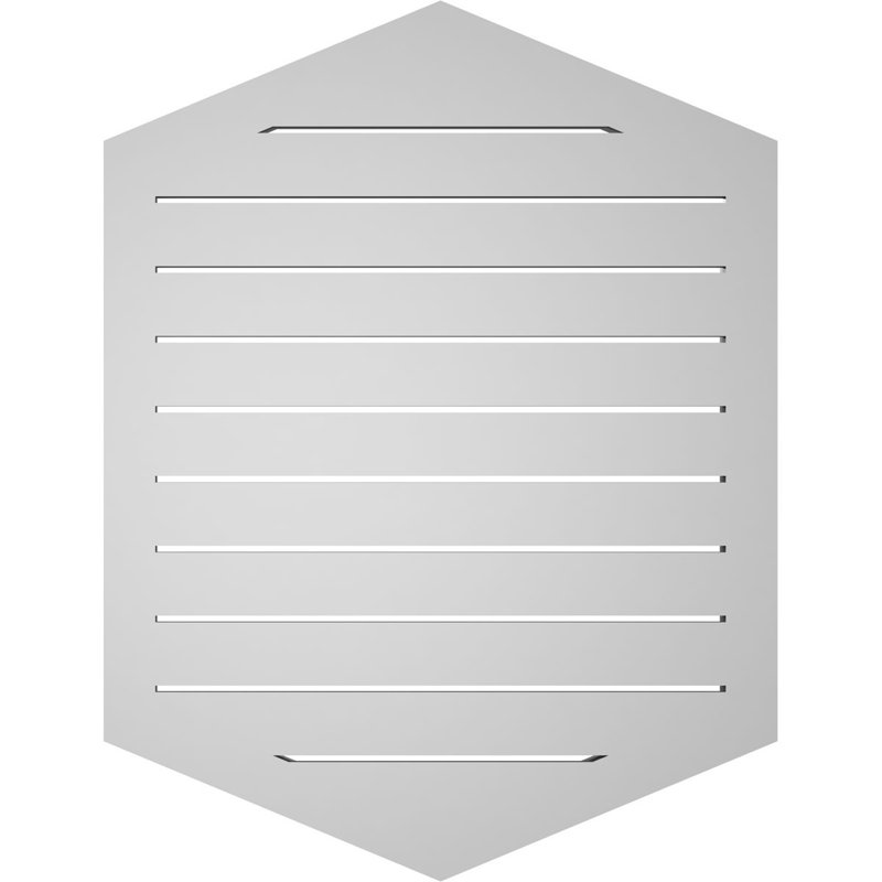 Pente verticale verticale en uréthane 5 pi, H 34 po x l 26 po x P 1,5 po