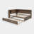 Wooden Storage Daybed With Trundle-1079130484