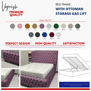 Upholstered Ottoman Storage Bed