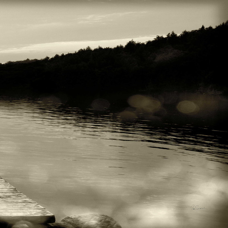 Twilight Dock IV sépia, H 30 po x l 30 po x P 1,25 po