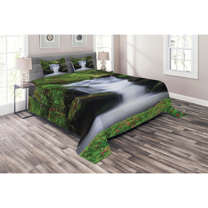 Modern & Contemporary Polyester Coverlet, King Bedspread + 2 Shams