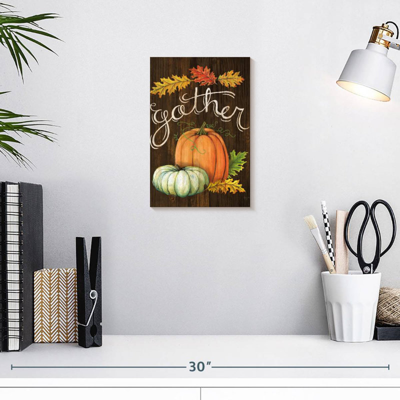 Noyer d'automne, H 12 po x l 8 po