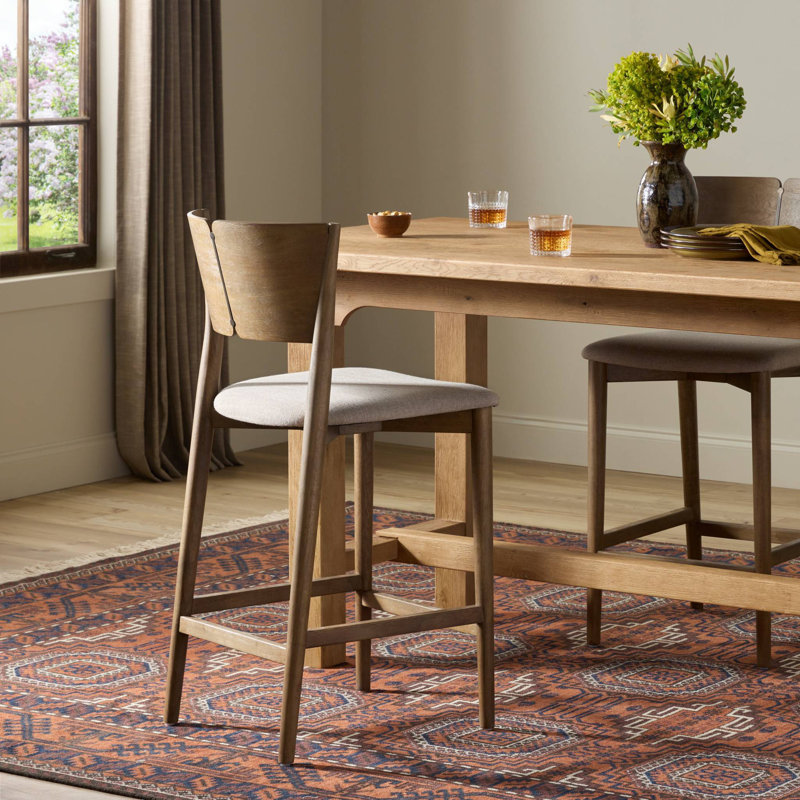 Grady Stool-Antwerp Noir-Counter, Taupe, Walnut