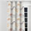Rideaux occultant Modern - rideau à œillets à motif de vagues orange - 1 panneau