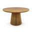Ensemble de salle à manger 47,24 "pour 4 à 6 personnes avec guéridon cannelé et chaises rembourrées-820063356-820063359