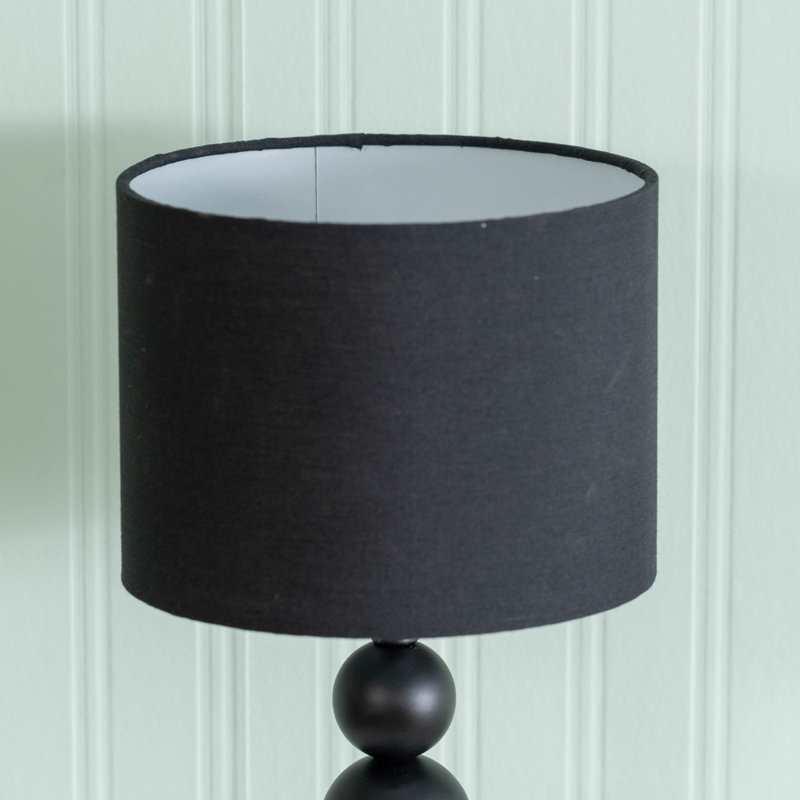 Picacho Metal Table Lamp, Black, Black