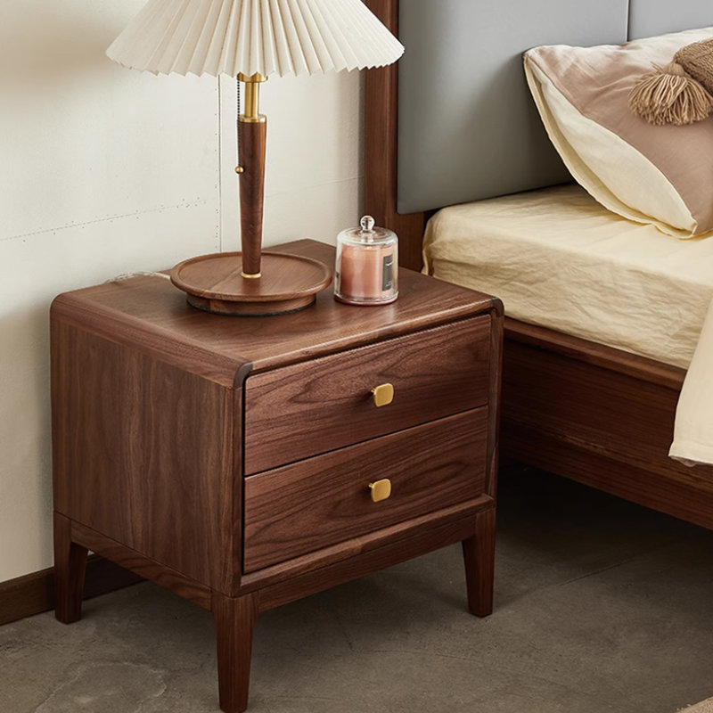 Solid wood headboard simple