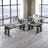 83" Modern L-Shaped Executive Desk With Reversible Design, Home Office Corner Workstation-1470623991