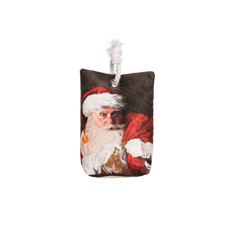 Arrêt de plancher en tissu père Noël et jouets