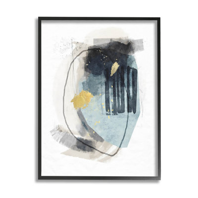 " Layered Abstract Circle Shapes " by Suzanne Nicoll