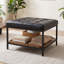 Banc repose-pieds capitonné 3-en-1, table basse, repose-pieds et plateau de rangement en bois pour le salon-1678951619