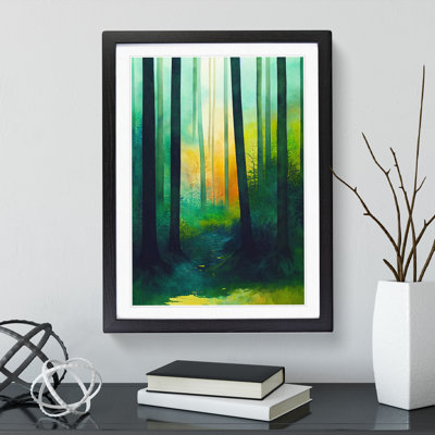 Vibrant Forest No.1 - Wall Art