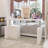 70.9" Wide Electric Lift Vanity Table With Push Buttons And Drawer