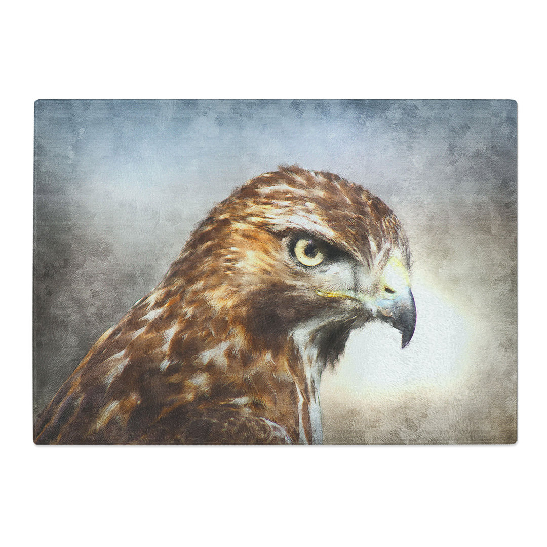Tempered Glass Hawk Chopping Board