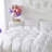 White Bedding Hearts Heart Duvet Cover Soft Microfiber Heart Pattern Bedding Set With Zipper-112248098-112248103