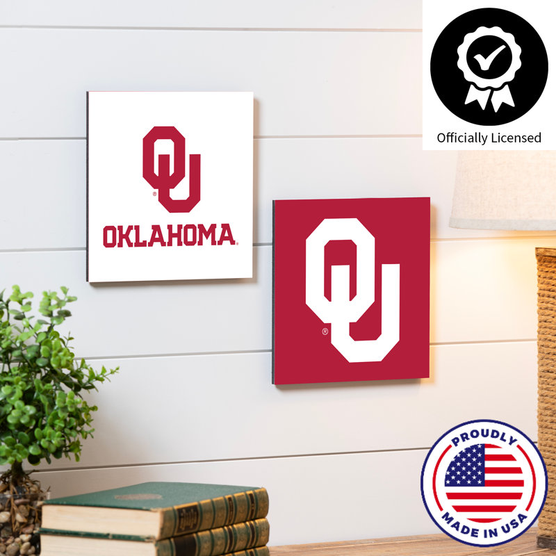 Université de l'Oklahoma - ensemble de 2 reproductions sans cadre