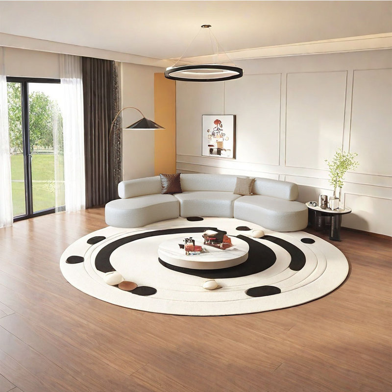 Semi-circular curved shaped movable corner sofa, 25.59" H x 118.11" W x 33.47" D