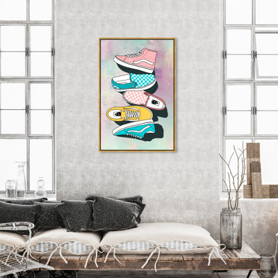 "Pastel Tie Dye" par Oliver Gal - impression sur toile