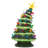 Leaning Green 9.5" Ceramic Christmas Tree