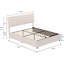 Ensemble de chambre à coucher 3 pièces Mellark-811445007-811445003