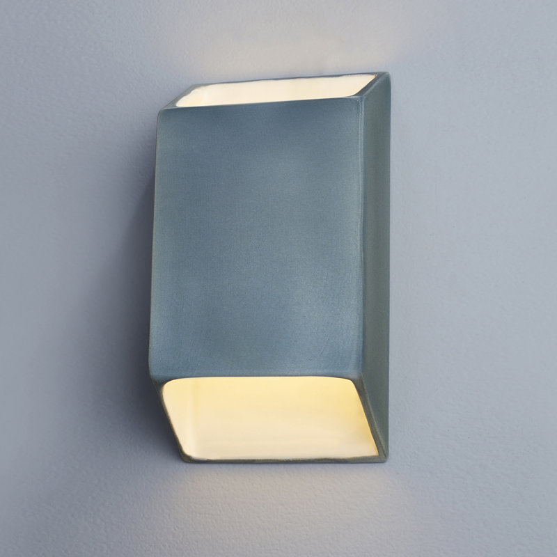 Applique murale 1 lumière DEL Caeli, Ciel de minuit avec intérieur blanc mat