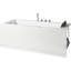 59'' x 31.5'' Alcove / Tile In Whirlpool Acrylic Bathtub with Faucet