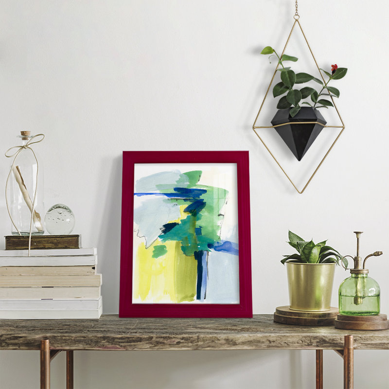 Gaelen Wicklow IV, reproduction d'art encadrée, Rouge, H 11 po x l 9 po x P 1 po