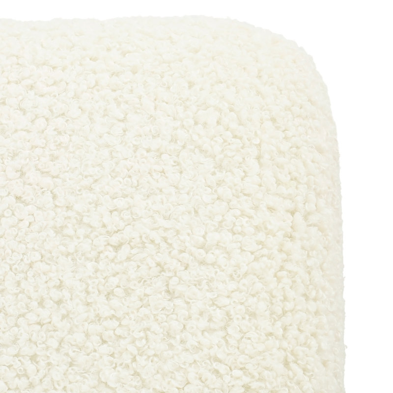 Repose-pieds confortable, blanc