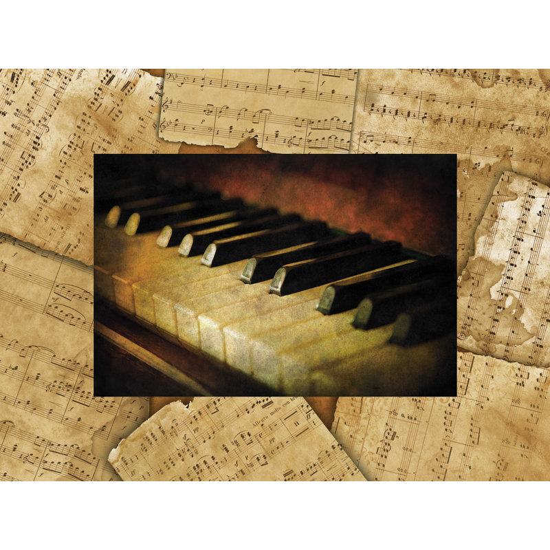 Piano Keys - reproduction sur toile tendue, H 36 po x l 48 po