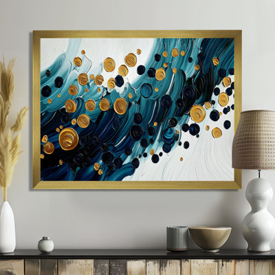 Abstrait aqua abstrait de l'océan II - art mural abstrait grand