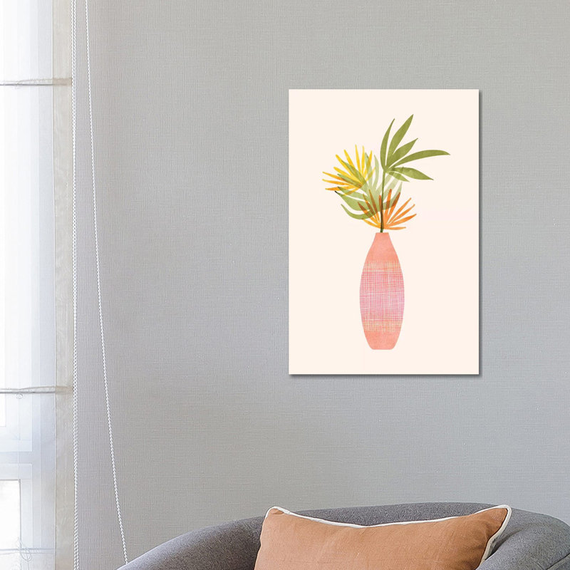 Modern Tropical Summer Bouquet by Modern Tropical - Wrapped Canvas Print, 66.04 cm H x 45.72 cm W x 1.91 cm D