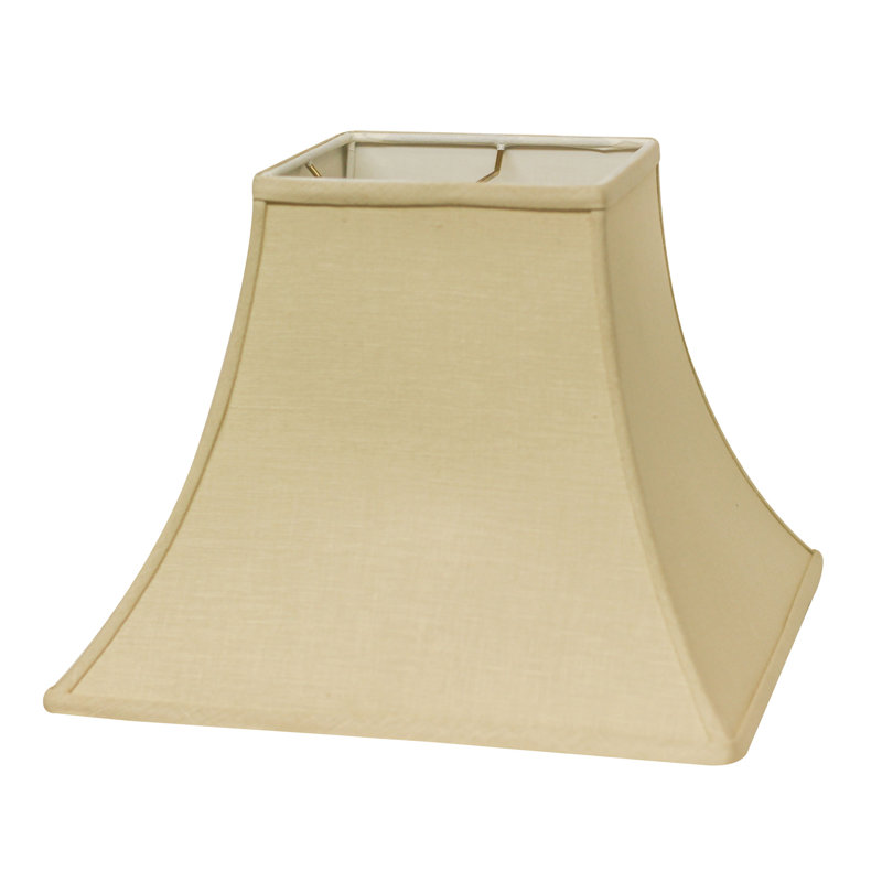 Linen Bell Lamp Shade, Beige, 10" H x 12" W x 12" D