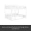 Lit superposé grand sur grand avec tablettes de rangement et ports USB-2004035895