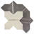Istanbul Templar Shield With Cross 8-3/8 In. X 8-3/8 In. Porcelain Floor And Wall Tile Kit-106588709