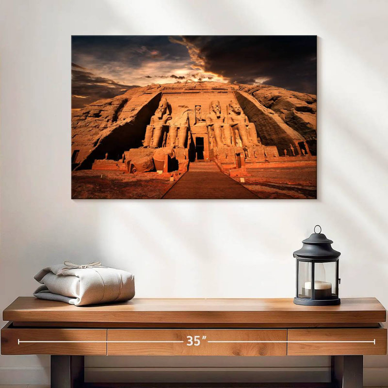 Adella Abu Simbel Temples, 16" H x 24" W