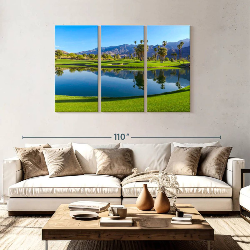Sireci California Golf Course, 48" H x 74" W