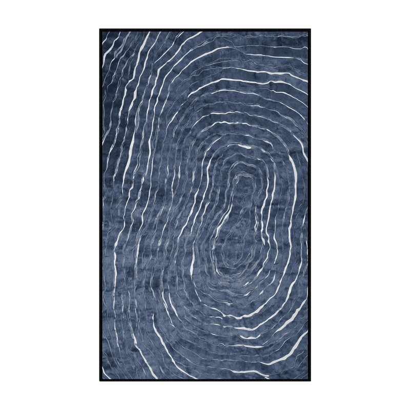 Machine Washable Gray Area Rug, Rectangle 8' x 10'
