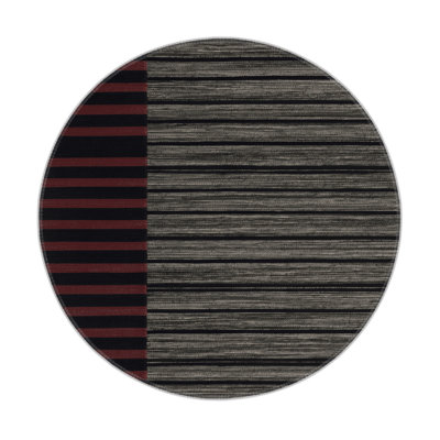 Tapis intérieur / extérieur brun HorizontalStripes