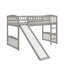 Lit mezzanine simple avec glissoire et échelle