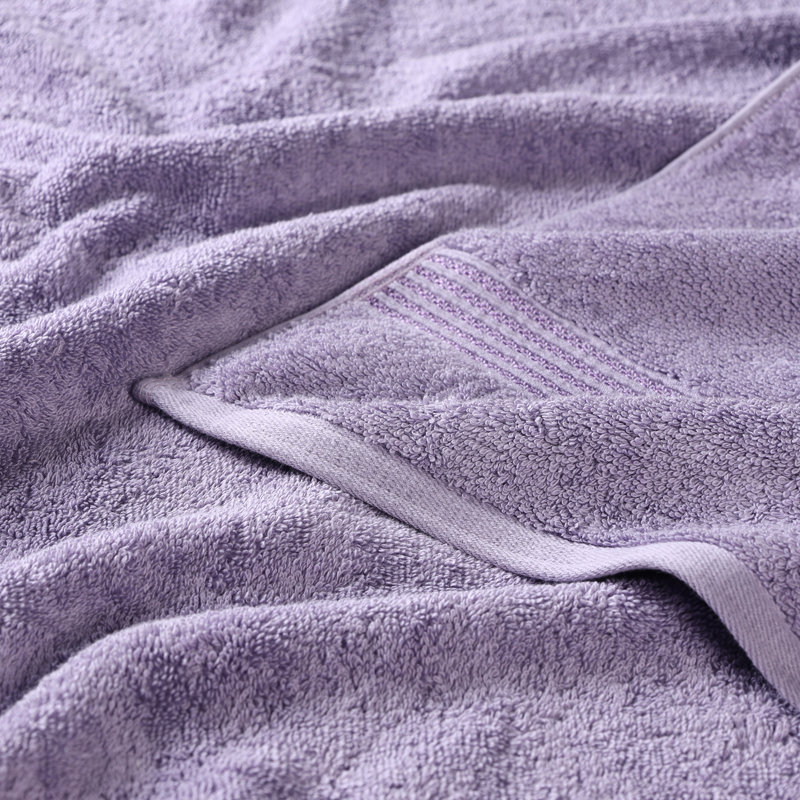 Oleg Egyptian-Quality Cotton Highly Absorbent Medium Weight Bath Sheet Set, Royal Purple, Bath Sheets - 2 Pack
