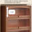 23.62"Brown solid wood display shelf bookcase-1311577467